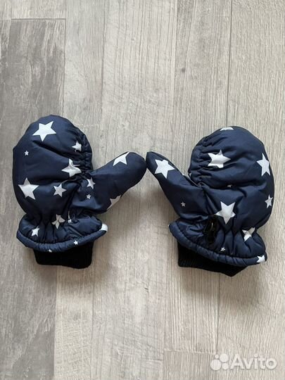 Варежки детские зимние 1-2 года