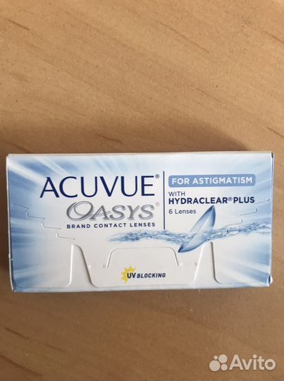 Линзы контактные acuvue oasys для астигматизма -7