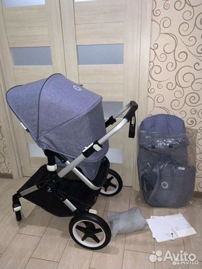 Прогулочная коляска bugaboo fox +сумка+летний кап