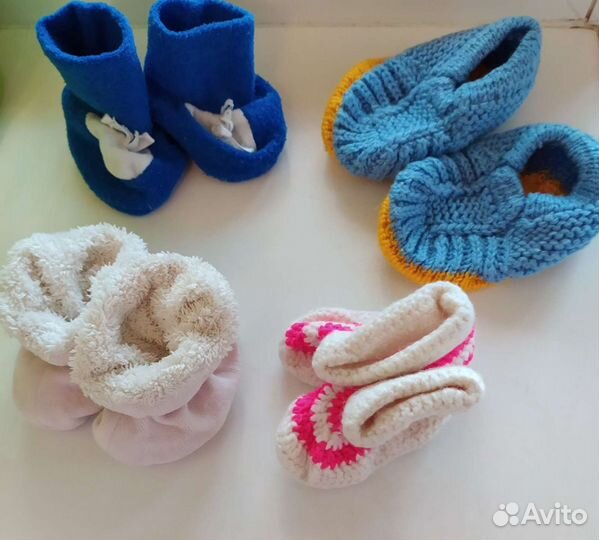 Пинетки, носки от 0 до 6