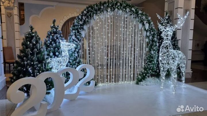 Новогодний декор пакетом