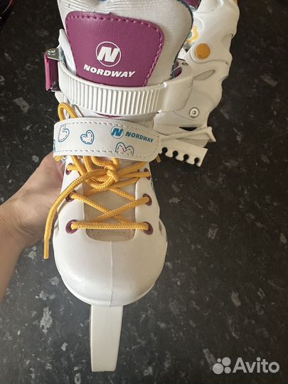 Коньки детские раздвижные nordway