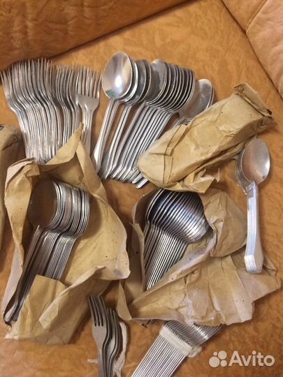 Ложки и вилки СССР алюм