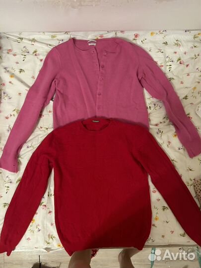 Кардиган и свитер united colors of benetton