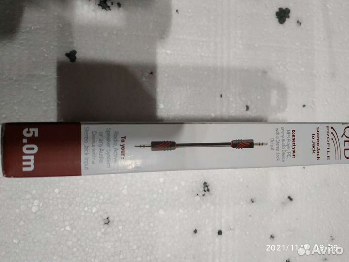 Кабель аудио 1xMini Jack - 1xMini jack qed Profile