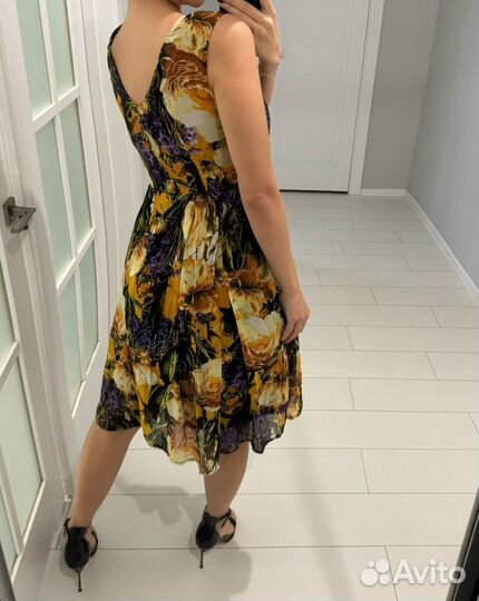 Сарафан цветочный 44