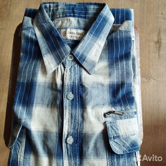Рубашка мужская раз 52+