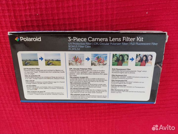 Набор светофильтров Polaroid 52mm