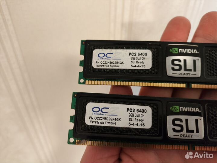 Оперативная память OCZ gold nvidia SLI ddr2 8gb