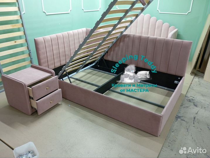 Детская кровать от 3-х лет с бортиками