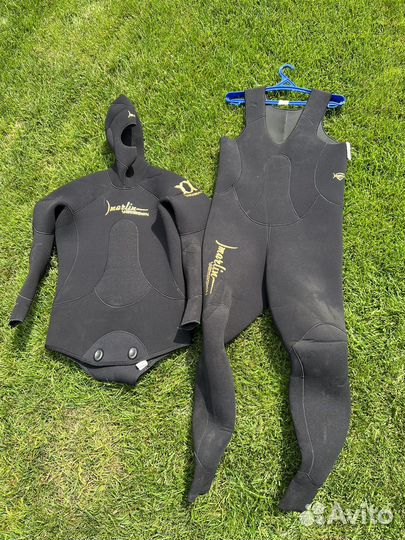 Гидрокостюм для подводной охоты 7мм открытая пора
