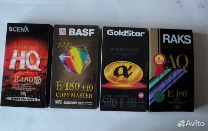 Видеокассеты с фильмами для видеомагнитофона