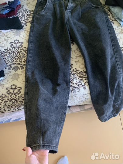 Джинсы бананы унисекс