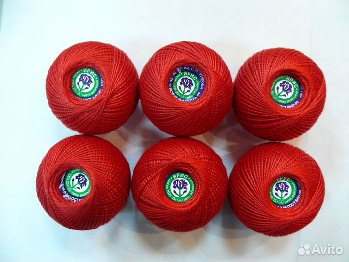 Пряжа ирис в пасмах и клубочках