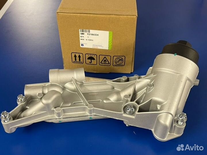 Корпус охладитель масляного фильтра Aveo Astra