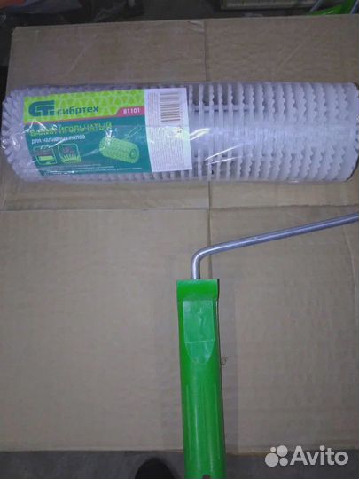 Валик сибртех 81101, игольчатый для наливных полов