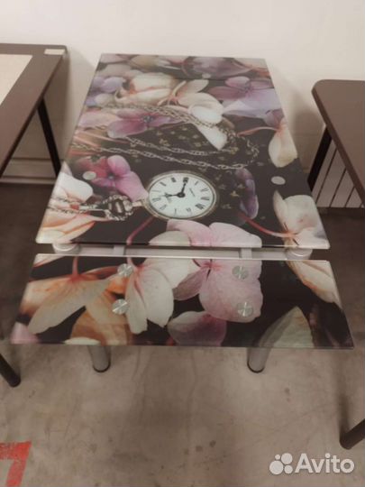 Стол обеденный раздвижной 179-2 Часы