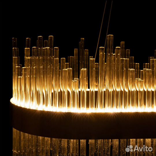 Люстра подвесная в спальню светодиодная