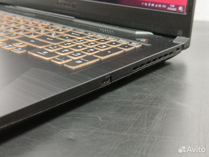 Игровой ноутбук 17,3 Asus Ryzen 7 RTX 3050 16Gb
