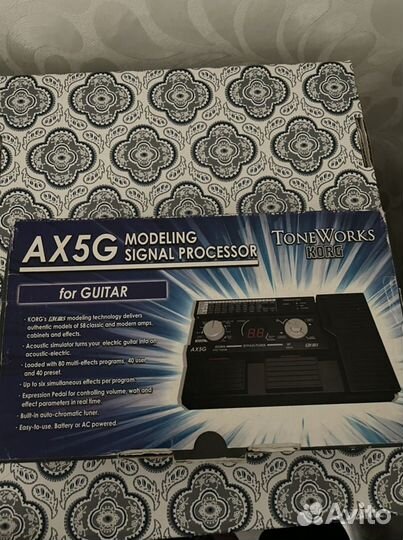 Гитарный процессор korg AX5G