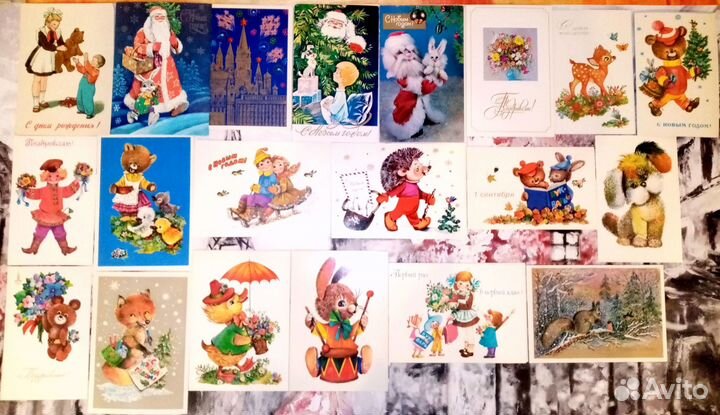 Открытки чистые СССР, гдр (коллекция)