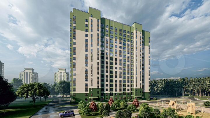 Квартира-студия, 28,2 м², 6/17 эт.