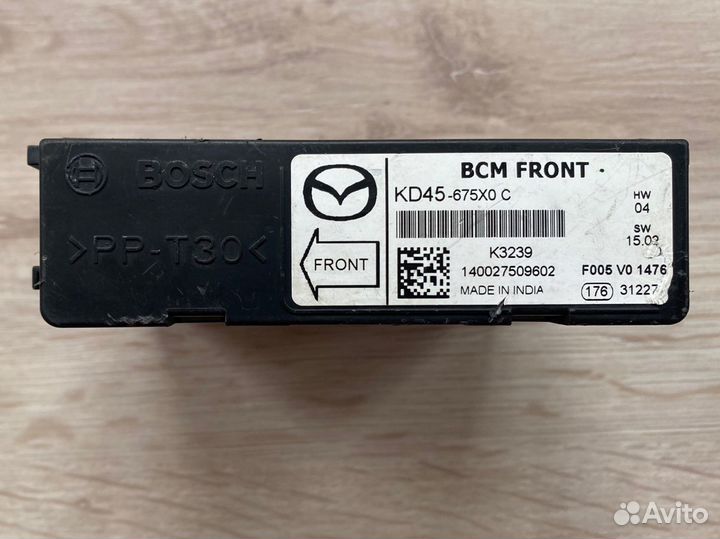 Блок BCM Mazda kd675x0c
