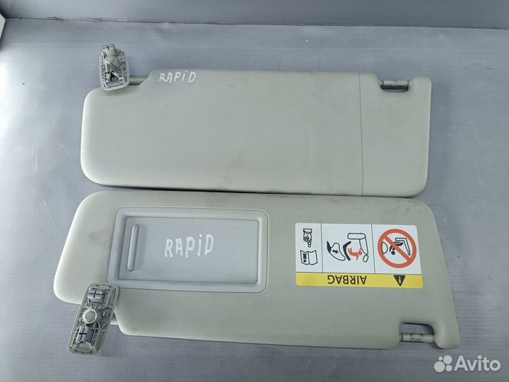 Козырёк солнцезащитный Skoda Rapid