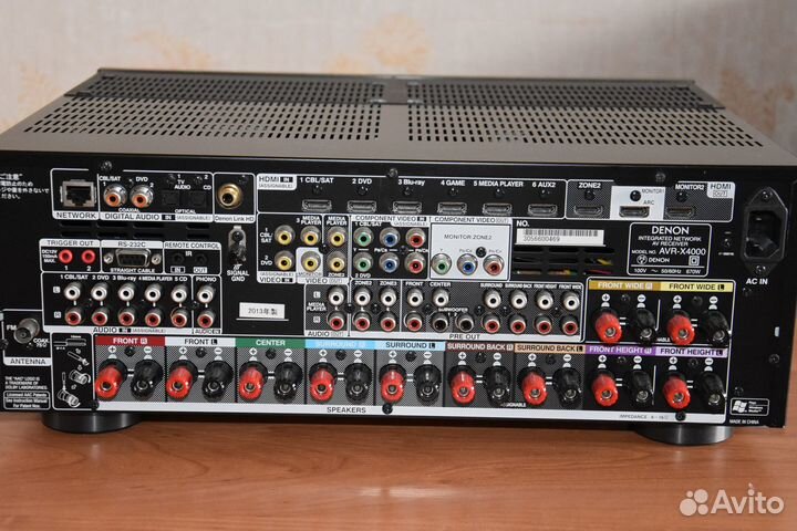 Ресивер Denon AVR-X4000 TrueHD DTS-HD 7.2+2 канала