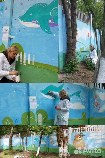 Услуги художника, декор,роспись одежды