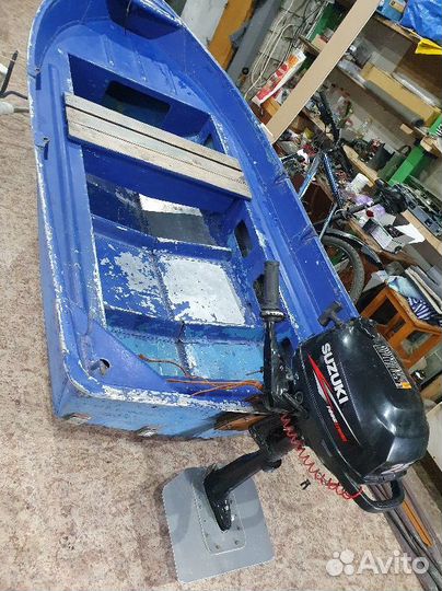 Лодка ерш с мотором Suzuki 2.5 df