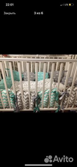 Бортики в кроватку