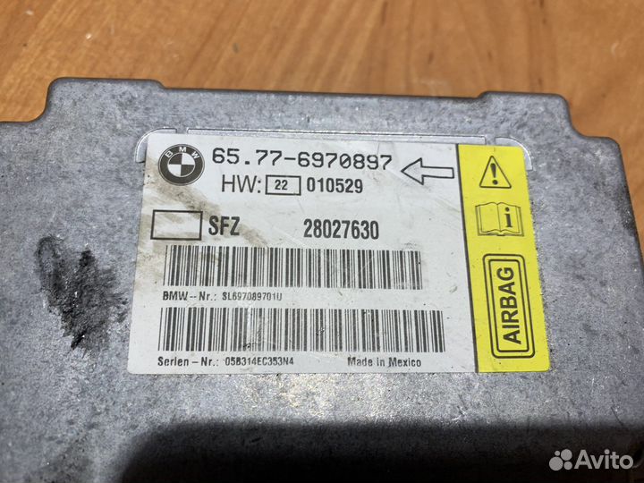 Датчик удара центральный Bmw e65 e66