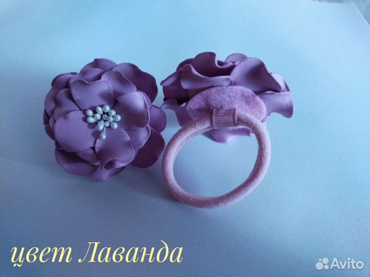 Резиночки для волос ручной работы