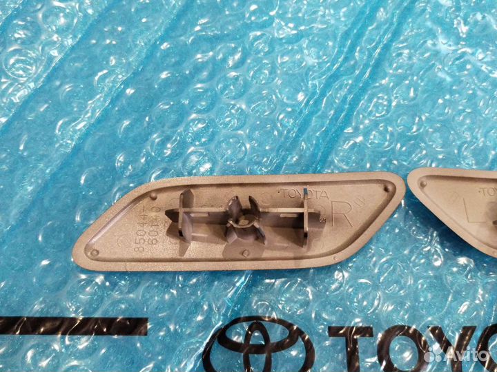 Крышки форсунок Прадо 150 черные 2009-2013