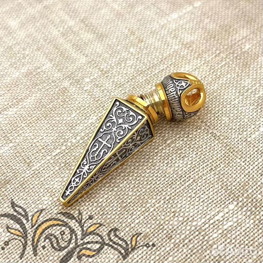 Серебряный Подвес Мощевик Обретение Веры