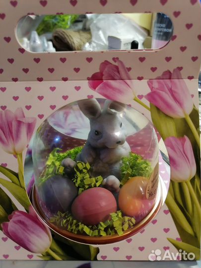 Пасхальный кролик из мыла ручной работы
