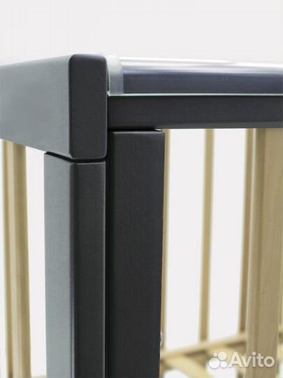 Кроватка детская Indy (серый)