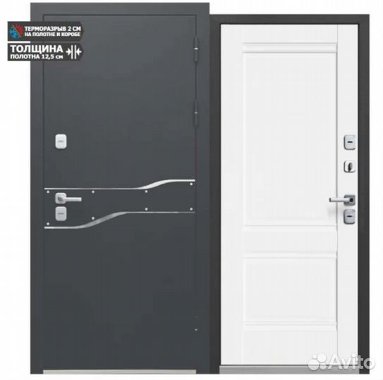 Входные двери с терморазрывом и установкой