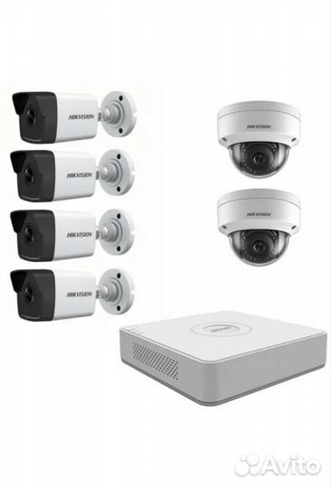 6 камер видеонаблюдения