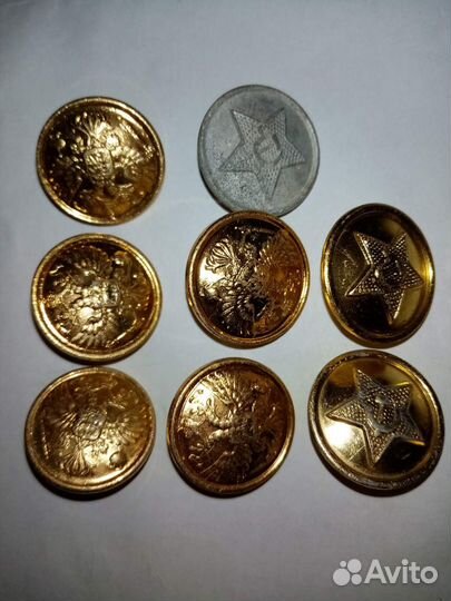 Военные и гражданские пуговицы СССР