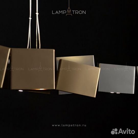 Реечный, рядный светильник meister 14 плафонов meister-14