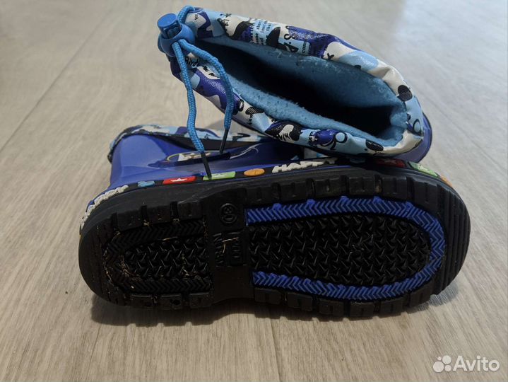 Детские резиновые сапоги