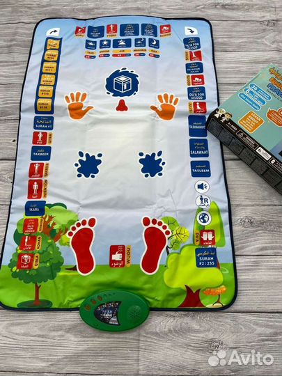Детский обучающий коврик для Намаза