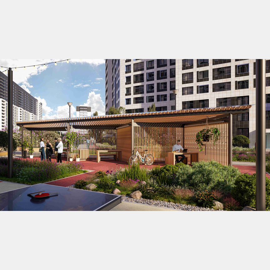 2-к. квартира, 55,5 м², 3/16 эт.