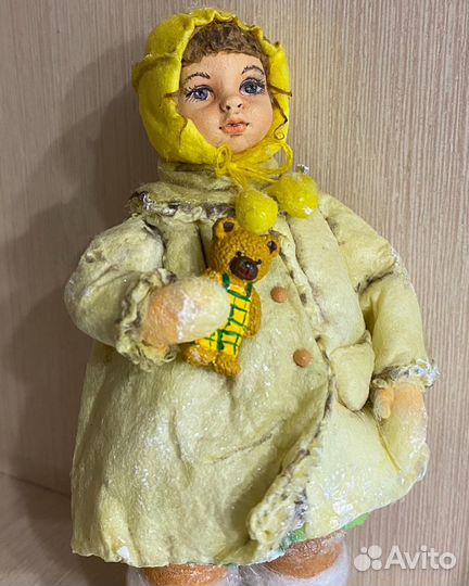 Ватные елочные игрушки