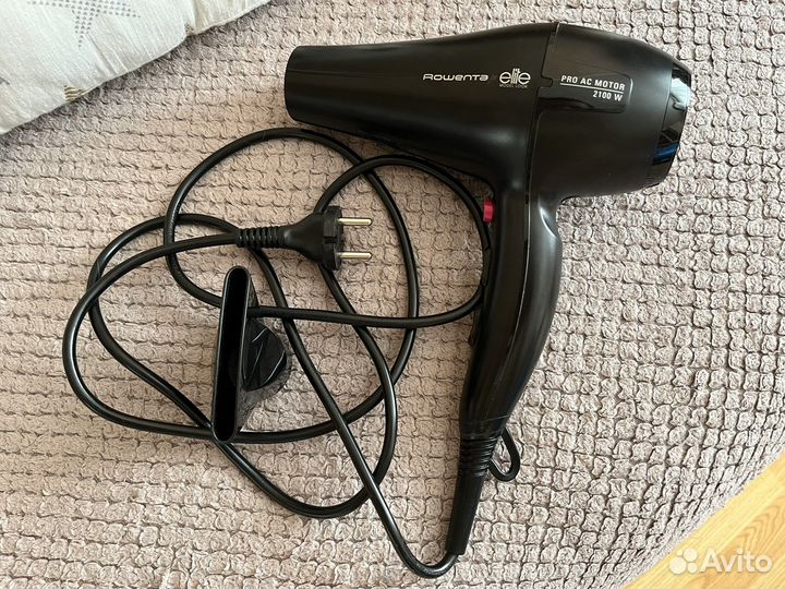 Фен Rowenta elite pro ac motor 2100w