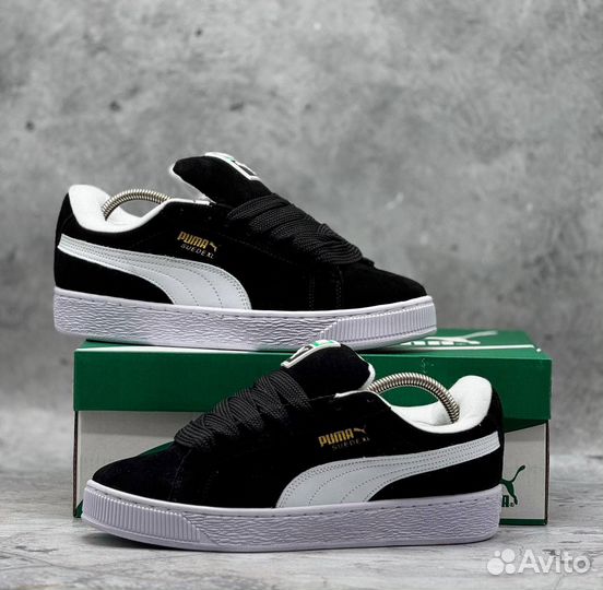 Кроссовки мужские зимние puma suede xl дутыши