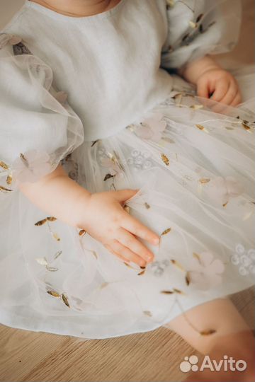 Пышное платье на годик 80