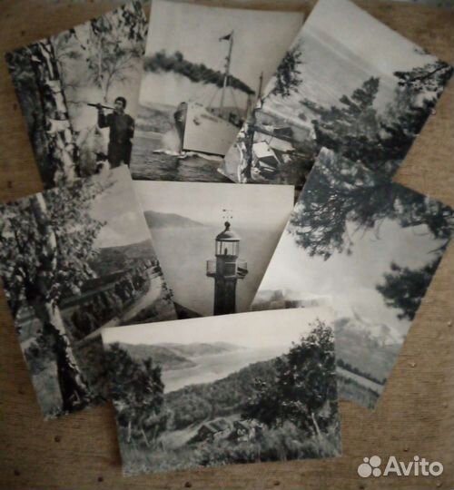 15 открыток 1956 г. Байкал
